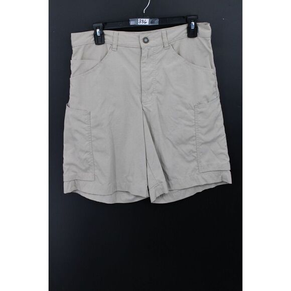 PATAGONIA MEN'S SIZE 32 KHAKI STAND UP SHORTS INSEAM 9"